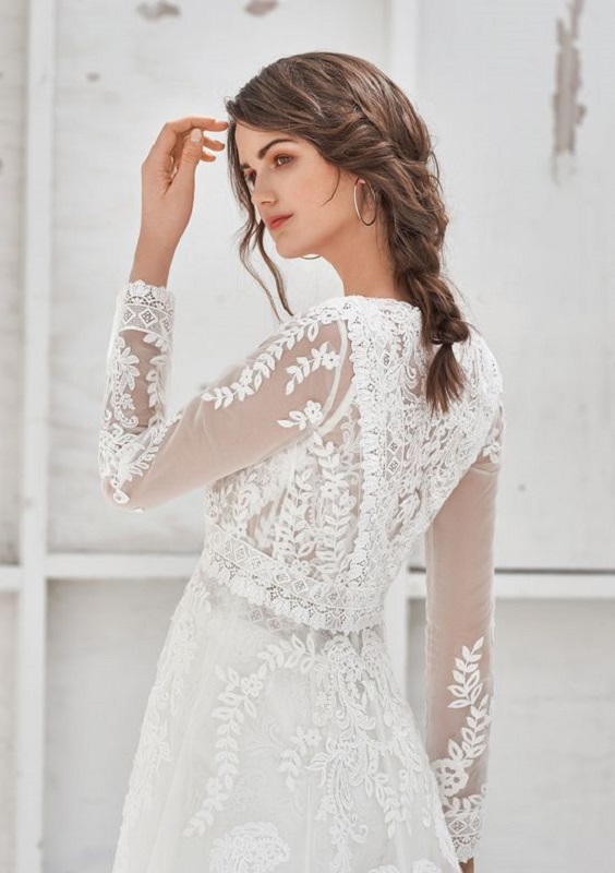 The-Bridal-House-justin-alexander-lillian-west-66040J-wedding-jacket-back