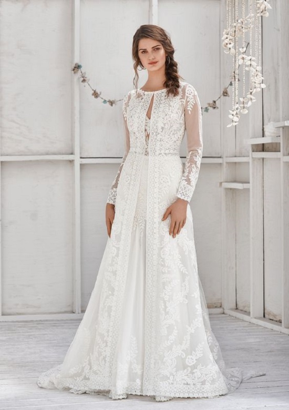 The-Bridal-House-justin-alexander-lillian-west-66040J-wedding-jacket-front