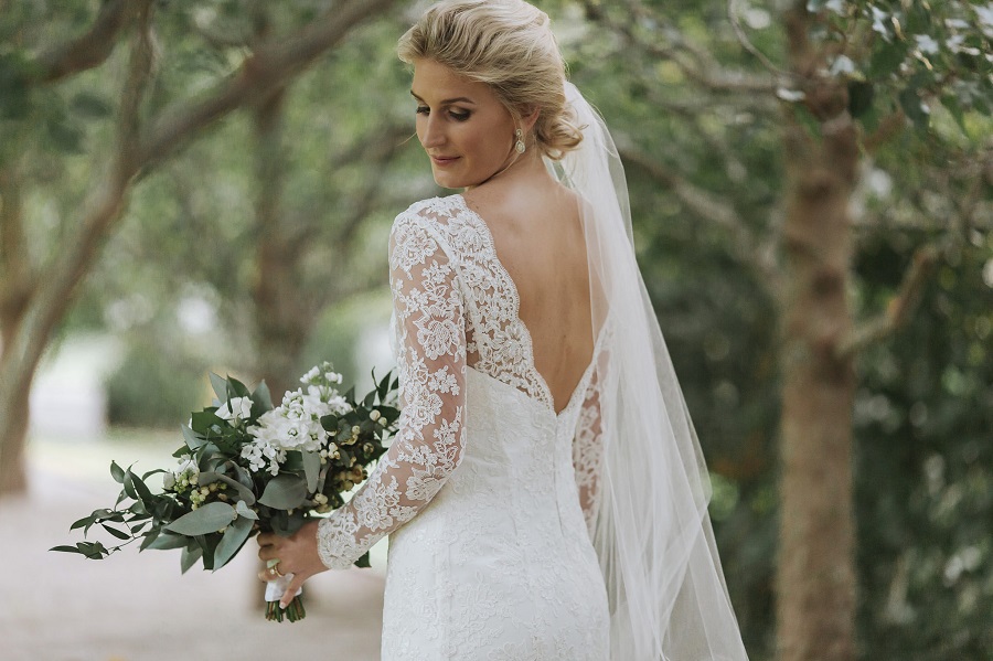 The-Bridal-House-tauranga-wedding-photographers-wedding-dress-back